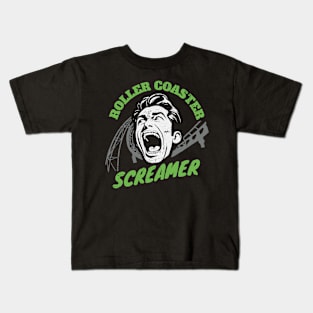 RollerCoaster Screamer Kids T-Shirt